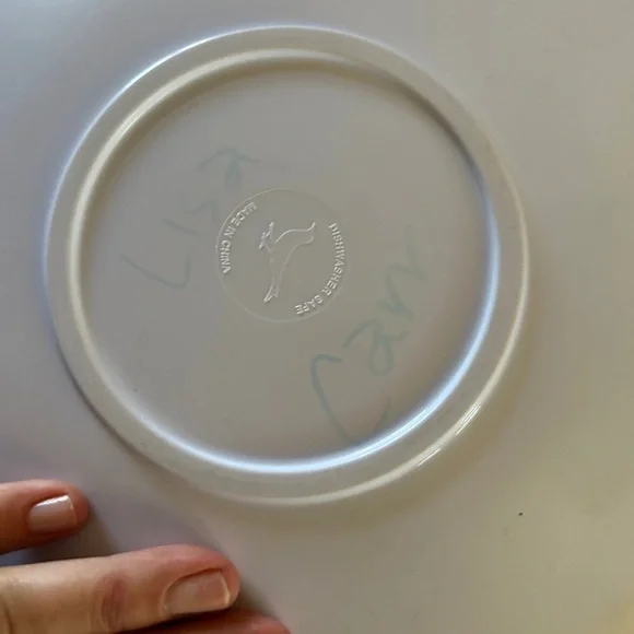 EUC 3 large Anthropologie melanine koi fish platters/plates. 12 inch. Beautiful - Picture 4 of 6